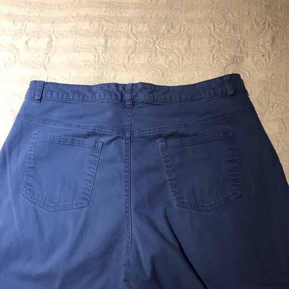 Periwinkle Blue Capri pants - Picture 3 of 5